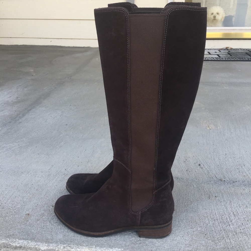 Cole Haan Suede ‘Jodhpur’ Knee high boots